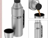 King termos turystyczny 1,2 Thermos Stainless (stan nowy) – zdjęcie 2