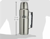 King termos turystyczny 1,2 Thermos Stainless (stan nowy) – zdjęcie 3