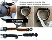 Bransoletka survivalowa paracord aZengear (stan nowy) – zdjęcie 5