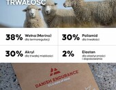 Skarpety trekkingowe z merino DANISH ENDURANCE, stan: nowy – zdjęcie 5