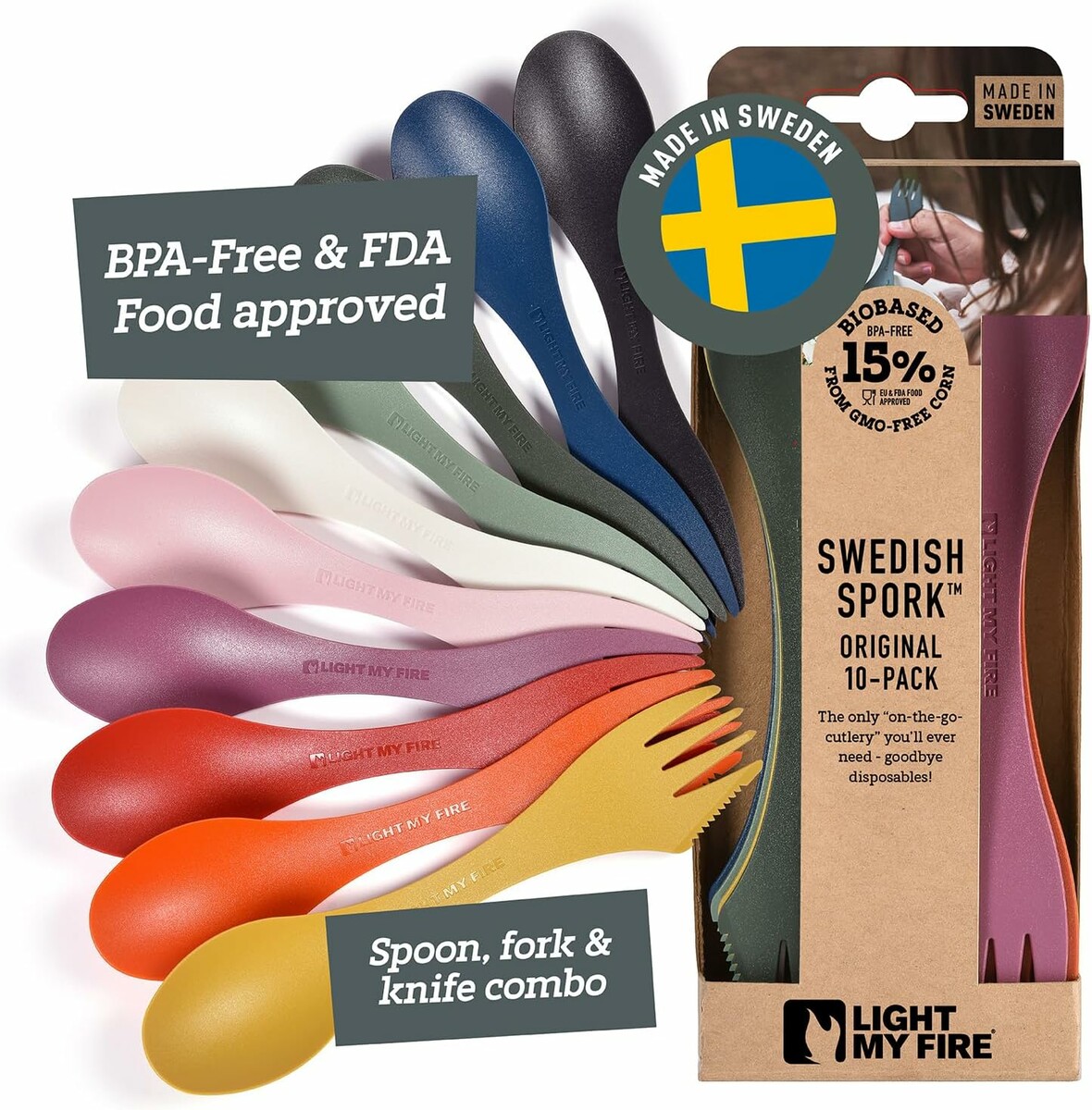 Spork lyzkowidelec 3w1 Light My Fire, stan: nowy
