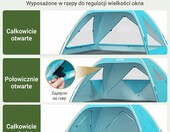 Namiot plazowy UPF 50+ dla 3 osob Wolfwise (stan nowy) – zdjęcie 3