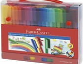 Faber-Castell Flamastry Connector 60 kolorów w walizce - pisaki dla dzieci – zdjęcie 4