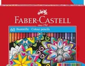 Faber-Castell Kredki ołówkowe Castle 60 kolorów, sześciokątne, w etui – zdjęcie 1