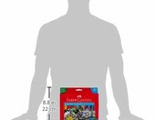 Faber-Castell Kredki ołówkowe Castle 60 kolorów, sześciokątne, w etui – zdjęcie 3