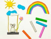 Creative Deco Plastelina dla dzieci 24 kolory 1600 g - duży zestaw do lepienia – zdjęcie 2