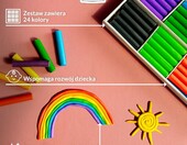 Creative Deco Plastelina dla dzieci 24 kolory 1600 g - duży zestaw do lepienia – zdjęcie 4