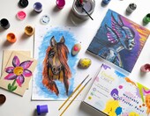 Creative Deco Farby plakatowe 24 kolory x 20 ml - zestaw dla dzieci – zdjęcie 3