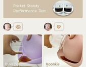 Moonkie - zestaw 2 silikonowych śliniaków dla niemowląt z kieszenią – zdjęcie 5