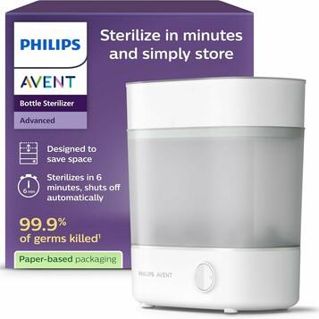Philips Avent SCF291/00 - elektryczny sterylizator parowy na 6 butelek