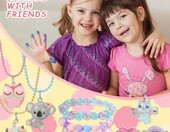 Pinkgarden - 6 naszyjników z koralami dla dzieci, motyw jednorożca – zdjęcie 5