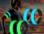 Komplet 4 odblaskowych Molbory LED USB (stan nowy) – zdjęcie 1