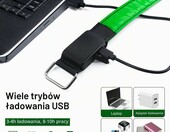 Komplet 4 odblaskowych Molbory LED USB (stan nowy) – zdjęcie 4