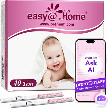 Testy ciążowe paskowe 10 mIU/ml Easy@Home 40HCG (stan nowy)