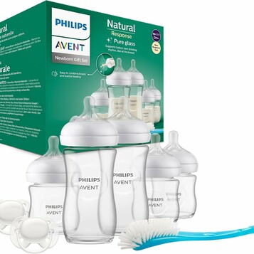 Philips Avent Natural SCD879/11 - zestaw 5 szklanych butelek dla niemowląt