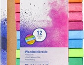 Westcott Kreda kolorowa 12 sztuk - bezpyłowa kreda do tablicy i na chodnik – zdjęcie 1