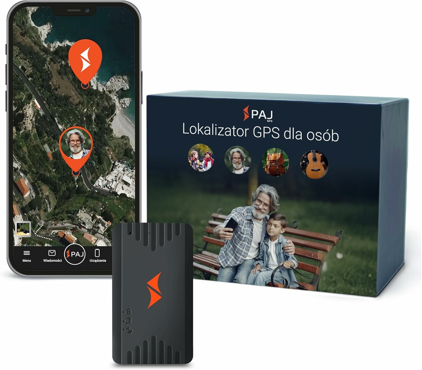 Lokalizator GPS PAJ People Finder 4G Mini (stan nowy)