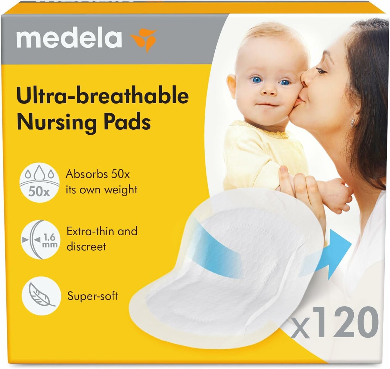 Wkładki laktacyjne Medela, 120 szt., Ultralekkie, stan: nowy