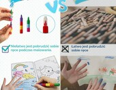 ICEPAPA Zestaw 12 kolorowanek ze zwierzętami i kredkami dla dziecka – zdjęcie 3