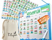 Filapen Magnetyczny plan tygodnia dla dziecka - tablica z magnesami – zdjęcie 1