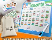 Filapen Magnetyczny plan tygodnia dla dziecka - tablica z magnesami – zdjęcie 2