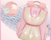 Tanou Plecak szkolny dla dziewczynki 20 l, ergonomiczny, różowy, 6 przegródek – zdjęcie 5