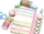 Songdao Taśmy washi dekoracyjne pastelowe 20 rolek - zestaw do prac plastycznych – zdjęcie 3