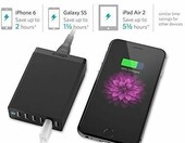 Anker PowerPort 6 – ładowarka sieciowa 60 W, 6 portów USB, czarna – zdjęcie 3