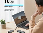 Hub USB-C 8w1 Anker 555 PowerExpand, stan: nowy – zdjęcie 4