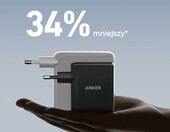 Anker 736 Nano II – ładowarka sieciowa 100 W, 3 porty, czarna – zdjęcie 2