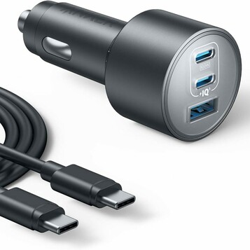 Anker ładowarka samochodowa USB-C 167,5 W, 3 porty