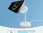 Anker MagGo stojak ładujący Qi2 15 W – zgodny z MagSafe, biały – zdjęcie 3