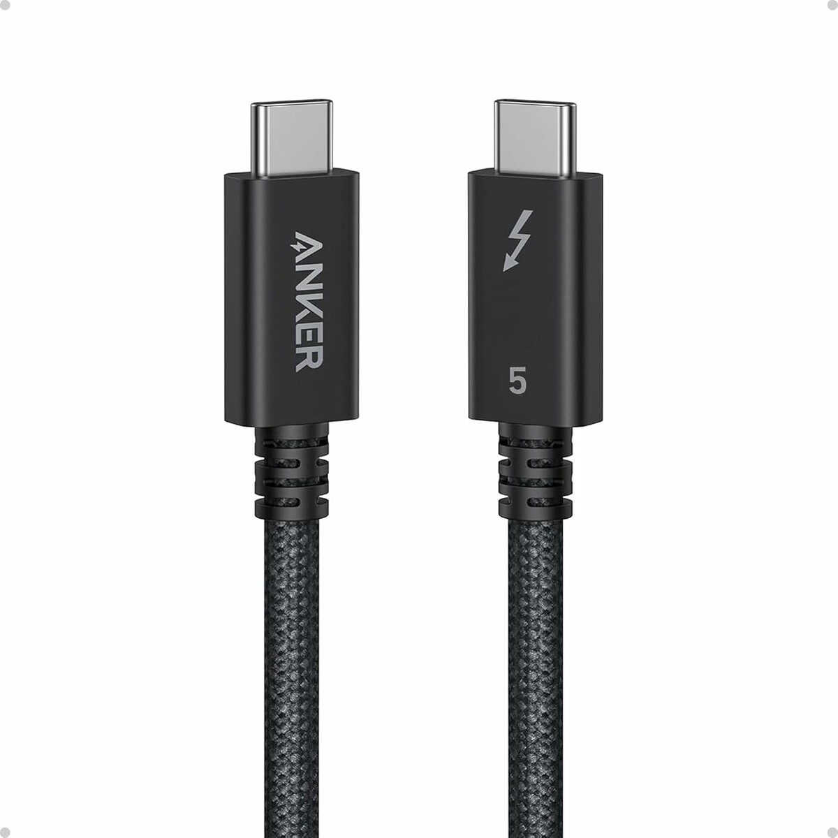 Anker Prime Kabel Thunderbolt 5, USB-C – USB-C, 240 W, 1 m