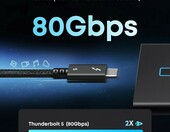 Anker Prime Kabel Thunderbolt 5, USB-C – USB-C, 240 W, 1 m – zdjęcie 3