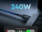 Anker Prime Kabel Thunderbolt 5, USB-C – USB-C, 240 W, 1 m – zdjęcie 5