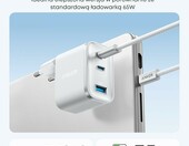 Anker Nano ładowarka sieciowa 70 W, 3 porty USB-C, biała – zdjęcie 2