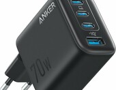 Anker Zolo ładowarka sieciowa 70 W – 3× USB-C + USB-A, czarna – zdjęcie 1
