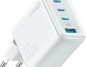 Anker Zolo ładowarka sieciowa 70 W – 3× USB-C + USB-A, biała – zdjęcie 1