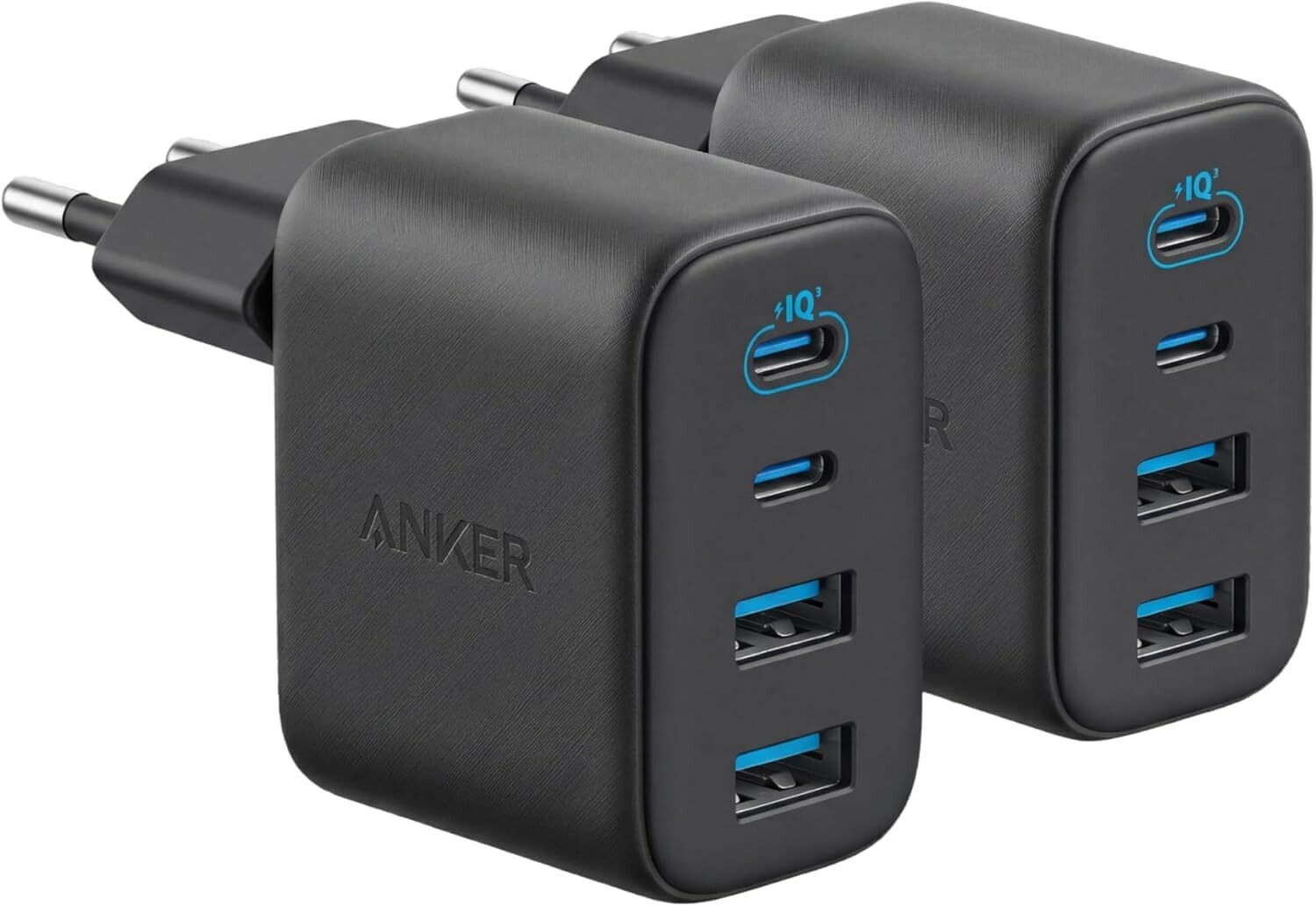 Anker Zolo ładowarka sieciowa 50 W – 2× USB-C + 2× USB-A, czarna