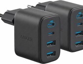 Anker Zolo ładowarka sieciowa 50 W – 2× USB-C + 2× USB-A, czarna – zdjęcie 1