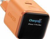 Anker Nano ładowarka USB-C 45 W GaN z wyświetlaczem, pomarańczowa – zdjęcie 1