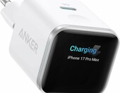 Anker Nano ładowarka USB-C 45 W GaN z wyświetlaczem, biała – zdjęcie 1