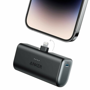 Anker 621 powerbank 5000 mAh z wtyczką Lightning, 12 W, czarny
