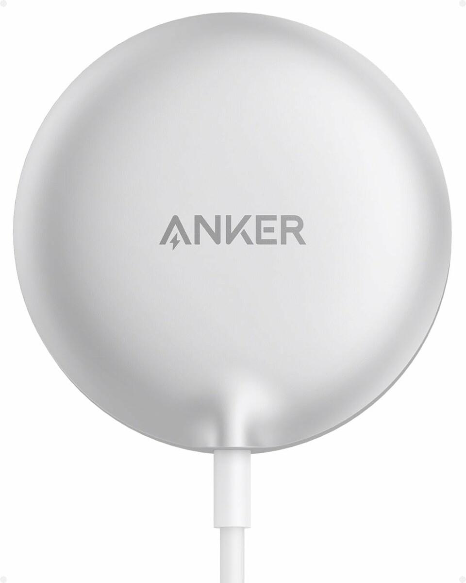 Anker MagGo ładowarka bezprzewodowa MagSafe Qi2 15 W, biała