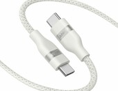 Anker kabel USB-C USB-C 240 W, pleciony, 1,8 m, biały – zdjęcie 1