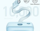 Anker Zolo powerbank 10000 mAh z kablem USB-C, 30 W, niebieski – zdjęcie 3