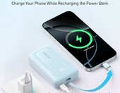Anker Zolo powerbank 10000 mAh z kablem USB-C, 30 W, niebieski – zdjęcie 5