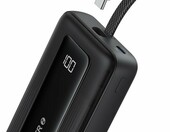 Anker Zolo powerbank 10000 mAh z kablem USB-C, 30 W, czarny – zdjęcie 1