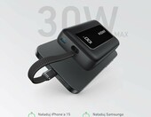 Anker Zolo powerbank 10000 mAh z kablem USB-C, 30 W, czarny – zdjęcie 2