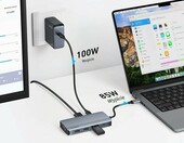 Hub USB-C 8w1 Anker – stan: nowy – zdjęcie 5